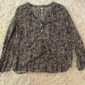 Leopard blouse
